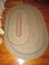 Small and Medium Size Oval Braided Rugs