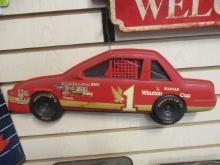 Old NASCAR Winston Cup Double Side Blow Mold Car