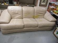 Contemporary Soft Leather Sofa
