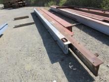 Lot Of (4) Various Size Steel I-Beams