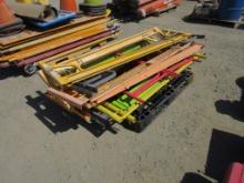 Lot Of Assorted Scaffolding Railing