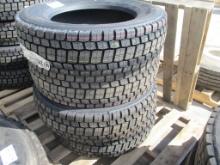 (4) Unused 225/70R 19.5 Bridgestone Tires