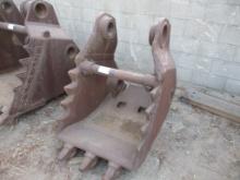 Lot Of 36" Tooth Ditching/Dredge Bucket