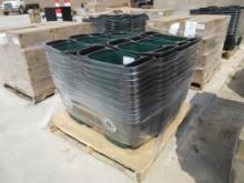 Lot Of Rubbermaid Recycling Side Saddle Baskets