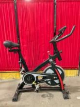 Sport Indoor Stationary Exercise Bike, Unknown Maker. Tested, Not Working. As Is. See pics.