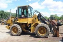 CAT IT18F Wheel Loader w/Pin On 45" Fork Attachment, Rebuilt Engine-Less th