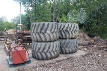 (4) Skidder Tires