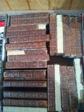 BL- Vintage Books -Leather Bound Book Set-George Eliot Poems and Assorted