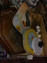 BL-Decorator Plates, Glassware, Wooden Tray
