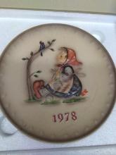 Collectible Plate-Hummel Plate 1978