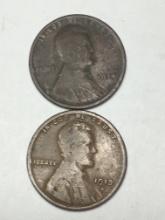 1914 & 1913 D Lincoln Cents