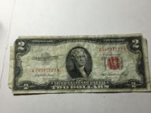 1935 Red Two Dollar Bill