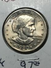 1980 S Susan B. Anthony Dollar