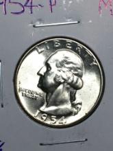 1954 P Washington Quarter