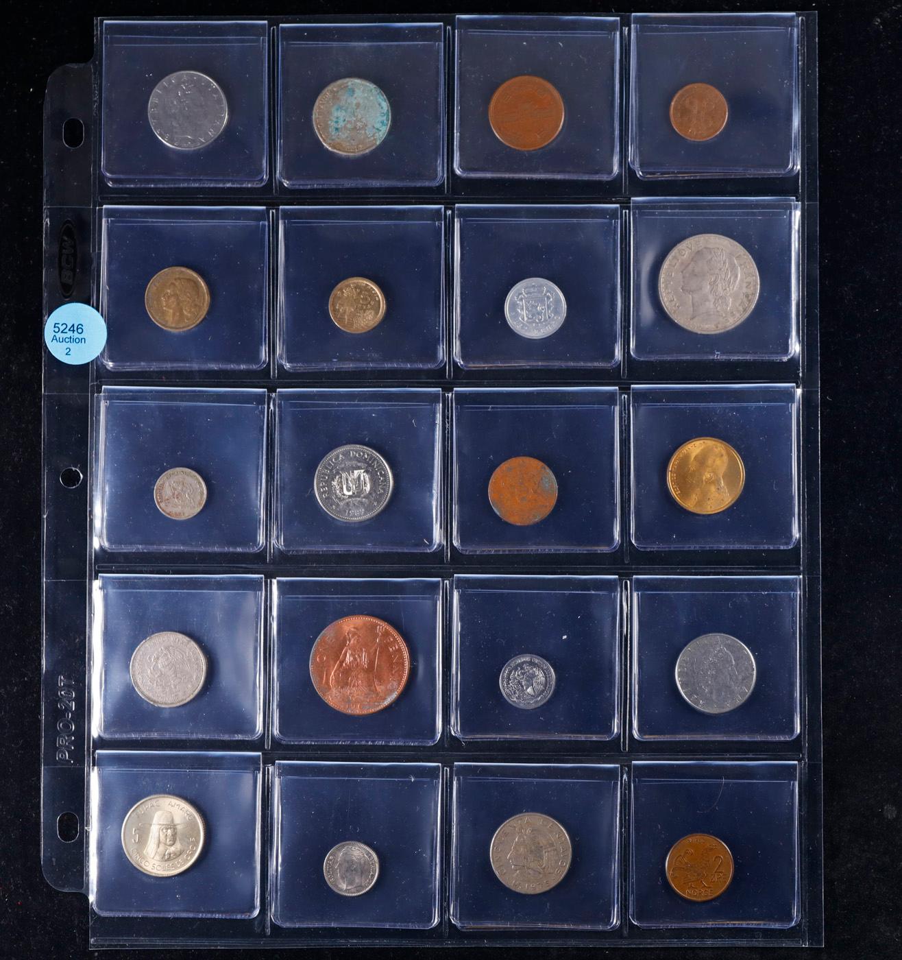 20 Great Coins of the World, hand selected, many trend high, every lot guaranteed to contain Silver.