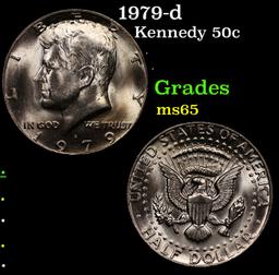 1979-d Kennedy Half Dollar 50c Grades GEM Unc