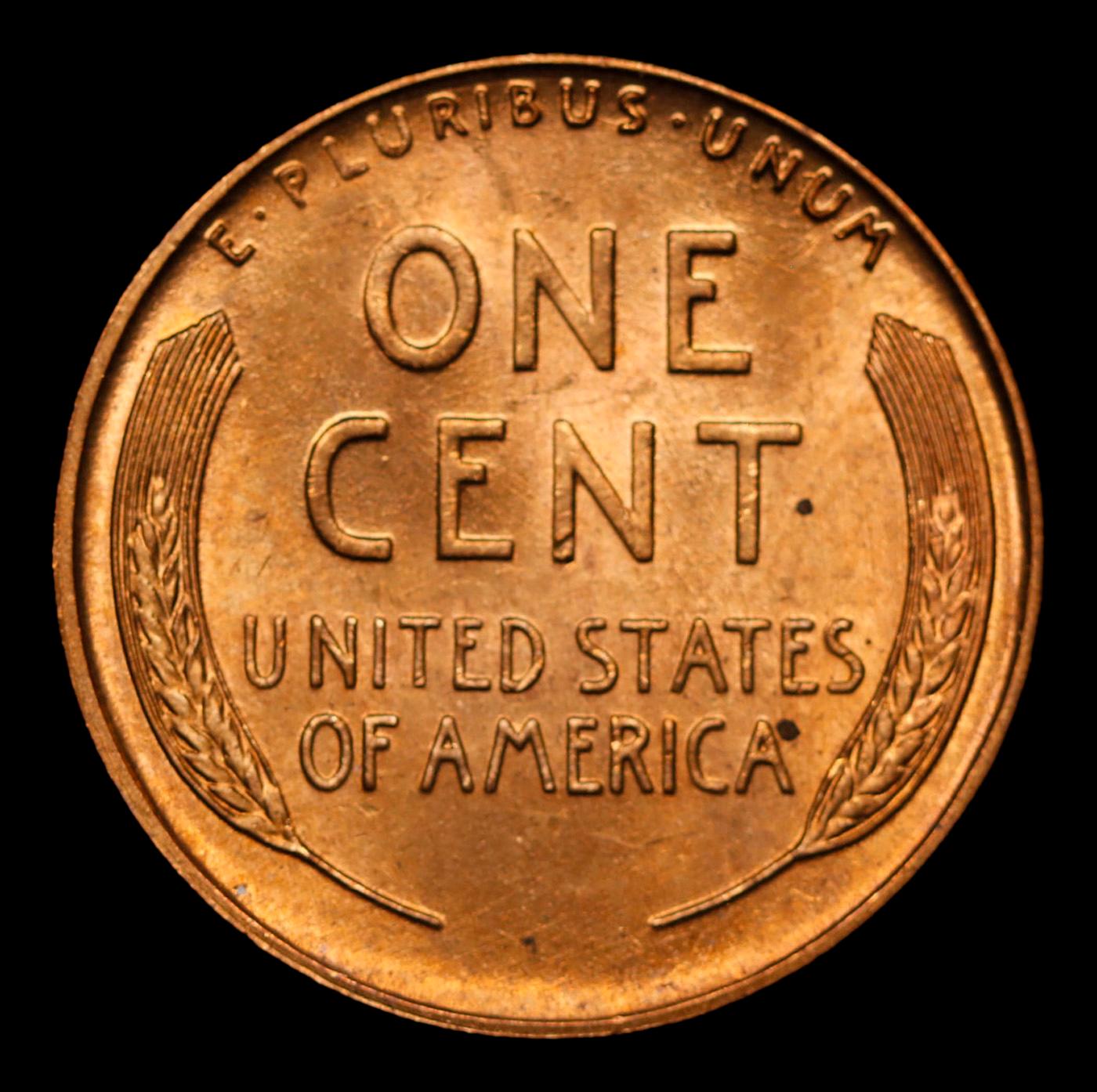 1945-d Lincoln Cent 1c Grades GEM+ Unc RD