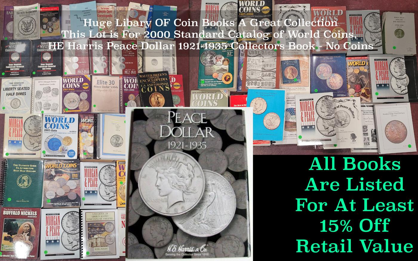 HE Harris Peace Dollar 1921-1935 Collectors Book - No Coins