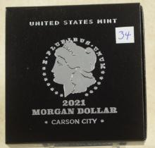 2021-CC Morgan Dollar Mint Box MS70