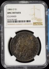1884-O Morgan Dollar NGC UNC Details Tone