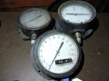 Ashcroft/USG Pressure Gauges lot of 3