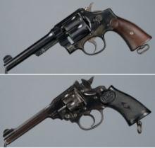 Two Military Double Action Revolvers