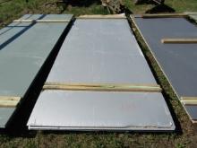 25 sheets silver metallic 4ft x 10ft sheets (M)