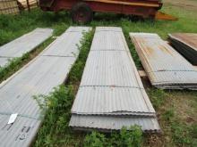 40 pcs 10ft long Corrugated Steel 2ft Wide (M)