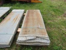 48 pcs 6ft  long Corrugated Steel 2ft Wide (M)