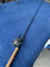 Convergence fishing pole with Ambassadeur reel