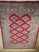 Traditional Pakistan Style Hand Knotted Wool Rug- 50" x 66"