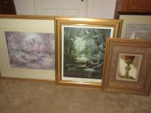 Lot Fine Artwork Collection Various Subjects, Styles & Sizes of Prints