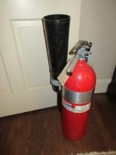 Heavy Fyr-Fyter Carbon Dioxide Fire Extinguisher w/Large Spray Nozzle- 26"H