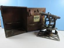 Antique Keuffel & Esser Co. Surveying Instrument Patent Mar 12, 1907 Transit #44870 w/Compass