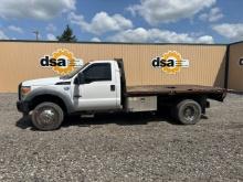 2012 Ford F550 Super Duty Flatbed Truck