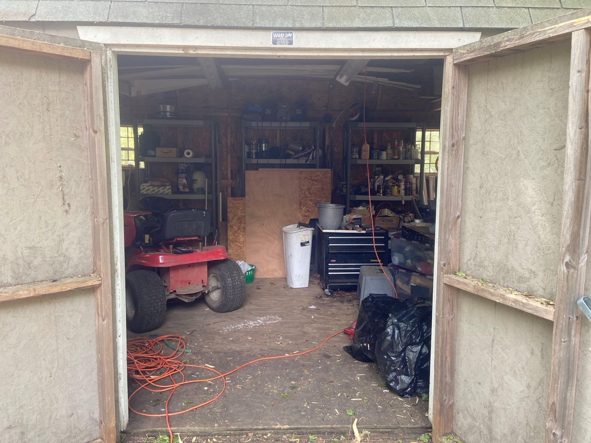 Storage Shed NOT AVALIBLE FOR STS