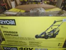 RYOBI 13 in. 11 Amp Corded Electric Walk Behind Push Mower, Model RYAC130-S, Retail Price $179,