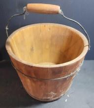 Antique Wooden Bucket $5 STS