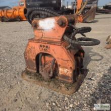 EXCAVATOR ATTACHMENT, HYDRAULIC COMPACTOR, NPK MODEL C4C, PIN ON, FITS HITACHI 135 IN LOT 341