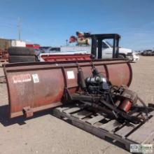 SNOWPLOW, WESTERN MKIII, 7FT 6IN STEEL BLADE, W/PUMP, CONTROLS, LIGHTS