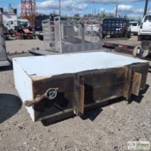 FUEL TANK, APPROX 240GAL, VEHICLE FRAME MOUNT, STEEL CONSTRUCTION