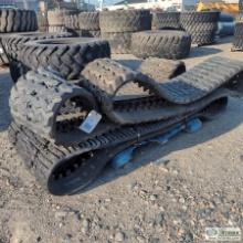 4 EACH. SKIDSTEER TRACKS. CONDITION UNKNOWN