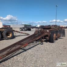 SEMI TRAILER FIFTH WHEEL DOLLY, TANDEM AXLE. NO TITLE