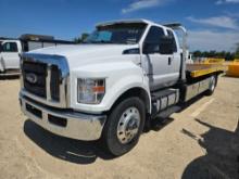 2018 FORD F650 ROLLBACK TRUCK VN:1FDNX6DC3JDF01849 powered by diesel engine, equipped with power
