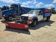 2006 FORD F550 DUMP TRUCK VN:1FDAF57P56EA28242 4x4, powered by Power Stroke diesel engine, equipped