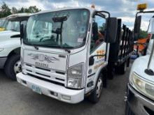 2015 ISUZU NRP STAKE TRUCK VN:301677 powered by diesel engine, equipped with automatic transmission,