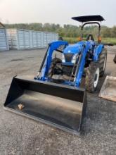 2022 NEW HOLLAND WORKMASTER 60 TRACTOR LOADER 4x4, powered by diesel engine, equipped with OROPS,