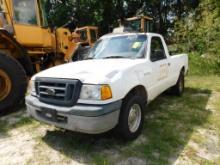 2004 Ford Ranger 2-Door Pick Up Truck, VIN: 1FTYR10D64PB16138, Automatic, 6' Bed (NEEDS NEW BATTERY)