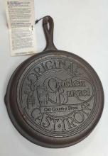 CRACKER BARREL ORIGINAL CAST IRON PAN 10 IN