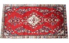 Antique Sarouk Persian Hand Knotted Wool Rug